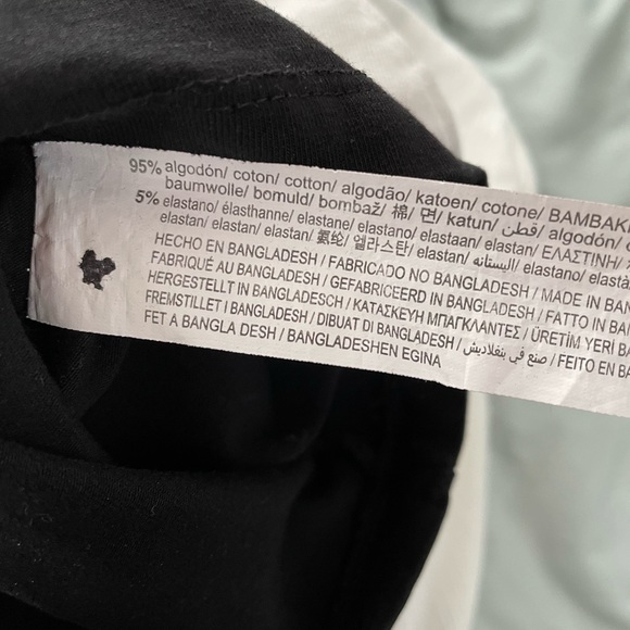 Zara black cropped tee - Picture 8 of 8